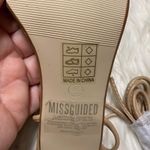 Missguided NEW  Lace Up Heals Size 5/38 Photo 8