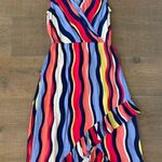 Plenty By Tracy Reese daphne striped ruffle dress wavy midi Photo 1