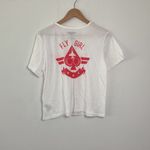 Top Gun Maverick | Cropped White Fly Girl Top sz Large (11 Photo 3