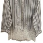 Pilcro  Anthropologie Long Sleeve Lacey Tunic Top Cottagecore Feminine Dainty XS Photo 4