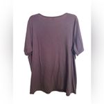 Old Navy Women’s Scoop Neck Ribbed Tee Size XXL Purple Photo 2