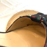 Gianni Bini Black Floral Print Twist Knot Pointed Toe Mules Size 10 Photo 10