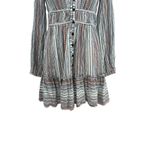 Veronica Beard  Suzie‎ Striped Mini Dress Long Sleeve Multicolor Size XS Photo 6