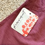 Free People Movement  Sleeveless Burgundy Top Photo 4