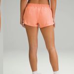Lululemon  Hotty Hot Low-Rise Lined Short 2.5" Sunny Coral Photo 1