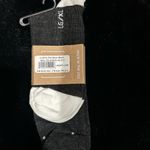 🧦 Juliana Merino Wool Dot Socks Greyish Black White L/XL Made in USA NWT Bike Gray Photo 1