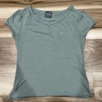 Olivia Rae  Green Baby Tee Short Sleeve Top Women’s Medium Photo 0