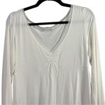 La Perla  Studio Nightgown Off White Long Sleeve Lace Trim Sz 2 Photo 2
