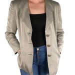 Giorgio Armani Blazer Jacket Triple Breasted Long Line Gruppo GFT Silk Size 10 Photo 0