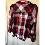 Maurice's  Multi-Colored Plaid Button Down Top Woman’s Size Medium Photo 8