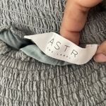 ASTR The Label Linen Blend Off the shoulder Dress Size Large In Green Photo 2