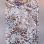 Vivienne Tam brown Burnout Asymmetric Hem tunic medium Photo 5