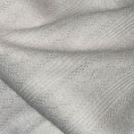 HONEY & T Women's Knit Dress Puffy Sleeves Woven Cotton Off White Size Large NWT Photo 4