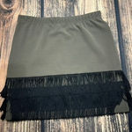BB Dakota  Women's‎ Tassel Fringe Bodycon Mini Skirt Multicolor Size Small Photo 0