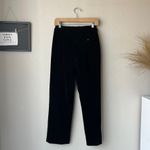 Max Mara Weekend‎  Black Velvet Wide Leg High Waist Trouser Pants Size 6 Photo 10