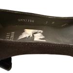 Stuart Weitzman  Black Suede Elastic Strap Pointed Toe Kitten Heel Pumps Shoes 7M Photo 6