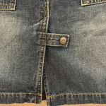 Old Navy Jeans Vintage Blue and Gold Mini Pencil Skirt Photo 8