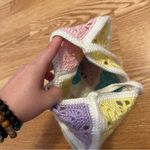 Handmade Pastel Crochet Knit Ba White Photo 3