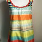 Ted Baker London Women’s Athletic Multicolored Sunset Beach Striped Print Orange Size 4 Photo 0
