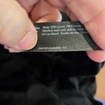 Eileen Fisher  Knit Mandarin Collar Dress Size XSMALL Black Oversized Loose Photo 6