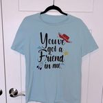 You've Got a Friend in Me Short Sleeve Tee Blue Size L Photo 0