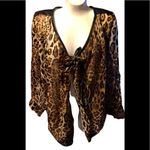 Forever 21 Animal Print W/2 Rear Zippers Jacket Photo 2
