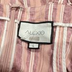Alexis  Brandy Dress In Rose Mini Stripes Linen Blend Women’s Large Photo 3
