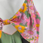 9.0 SWIM Swimsuit Size 14 One Piece Jada Cutout NWT Retro Floral Swim Beach Pink Photo 13