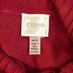 cupio  Burgundy Knit Sweater Photo 6