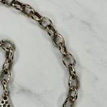 Silver Textured Medallion Chain Belt Animal Print One Size (OS) ✨ Photo 8