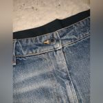 Dolce & Gabbana Y2k denim pencil skirt split black back with hook & loop detail Photo 1