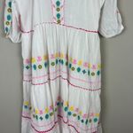 Simply Southern Maxi Dress Womens XXL White Embroidered Turtle Flowers Boho New Photo 4
