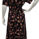Plenty By Tracy Reese women's floral button down cold shoulder dress size M Photo 1