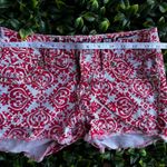 Miss Me  Cargo Poppy Red Jean Shorts Photo 6