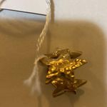 Christian Dior DIOR SEA GARDEN RING Gold-Finish Metal with a White Resin Pearl size M Photo 4