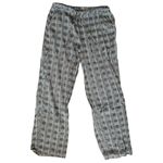 Ralph Lauren Lauren  Size M Black Blue Plaid Long Sleeve Pajama Top & Bottom Set Photo 5