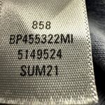 BP Crop Terry Cloth Tank Top Scoop Neck Classic Chic Beach Retro Blue Small Photo 4