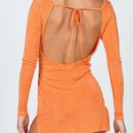 LIONESS Orange longsleeve mini dress Photo 1