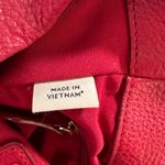 Coach Phoebe Red Pebbled Leather Shoulder Bag Purse Gold Hardware Photo 7