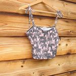 Free People NWT  X Onzie Take Me Away Tiger Print Crop Top M L Photo 3