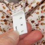 Exlura Womens Floral Tiered Babydoll Mini Dress Peasant Size XL Square Neck Boho Photo 6