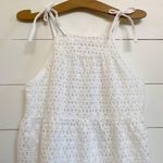 ZARA  White Eyelet Strapless Embroidered Dress SZ S‎ cottage Photo 12