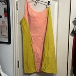 Outdoor Voices π NWT One Shoulder Colorblock Dress in Nectarine/Dijon Photo 1