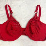 Marilyn Monroe Vintage Warner’s  Vibrant Red Lace Front Close Bra Size 36C Photo 0