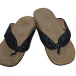 Vionic  Womens Britney Flip Flop Thong Sandals Black Leather US 9 / UK 7 / EU 41 Photo 0