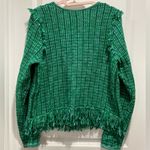 Lilly Pulitzer Simora Blazer Cardigan Green Tweed Jacket Size Large Photo 9