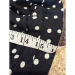 Topshop Women's High Waist Polka Dot Shorts in Black and White, Size 4 Photo 6