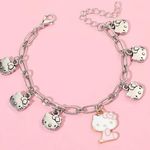 Hello Kitty Silver Toned Charm Bracelet Photo 0
