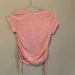 French Pastry Sunflower Twisted Rushed Y2k Pink Baby Tee Shirt Size Small NWOT t1231 Photo 6