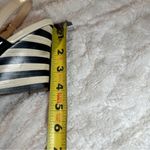 Kate Spade  7.5 M Slingback Wedge Sandal Stripes ISOLA Neutral Old Money Resort Photo 9